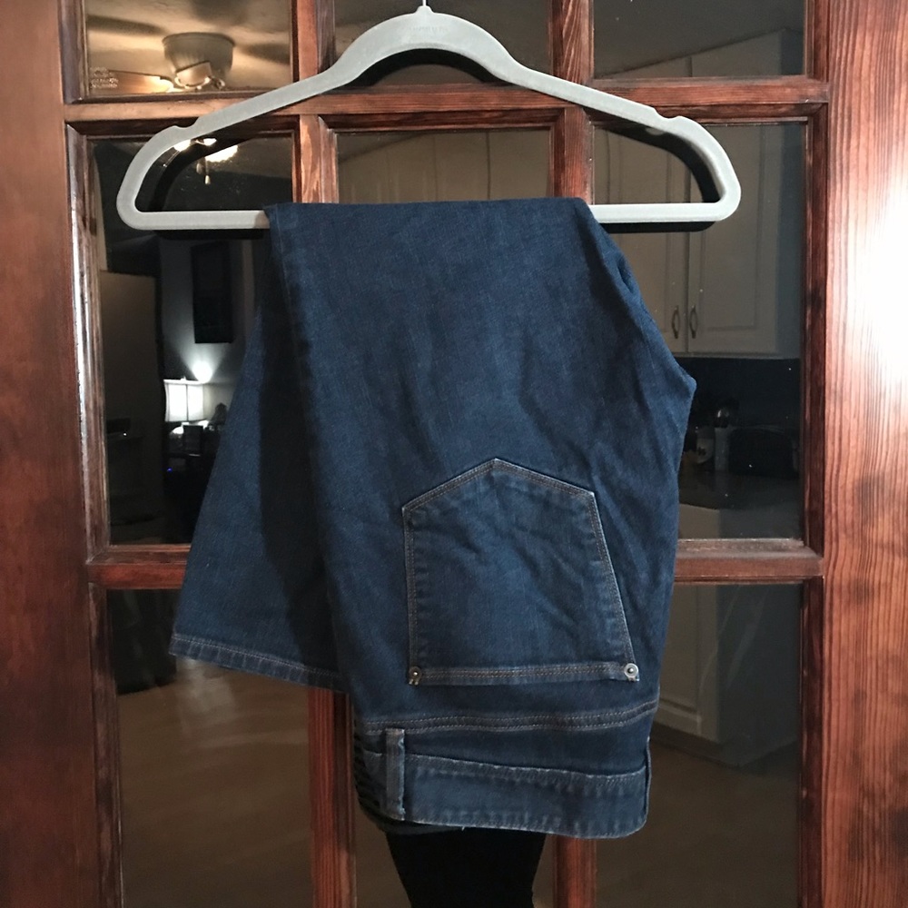 Loft Curvy Dark Crop Jeans